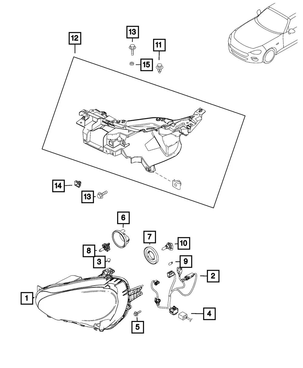 Bulb - Mopar (68313294AA)