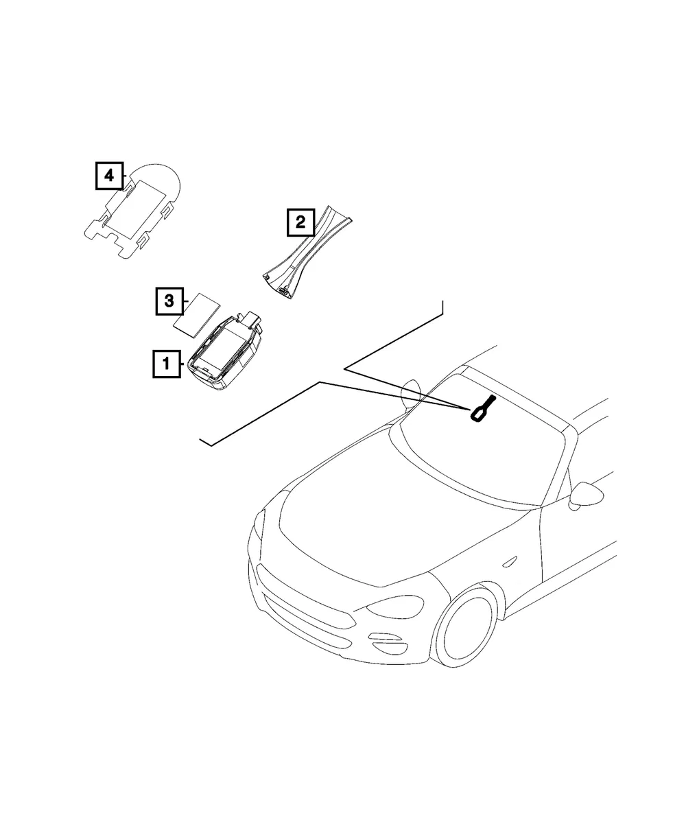 Rain Sensor - Mopar (68313686AA)