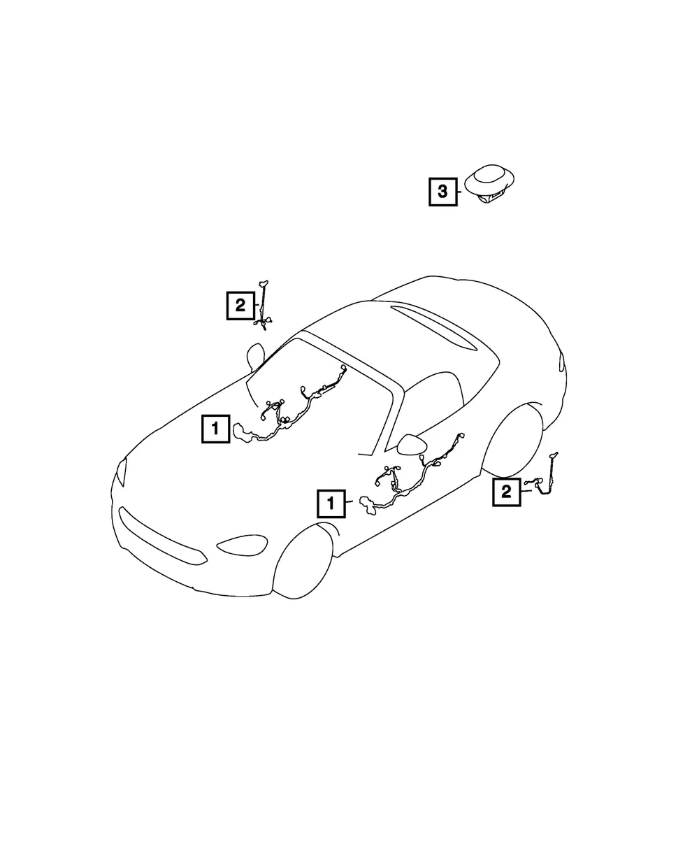 Wiring Plug - Mopar (68313734AA)