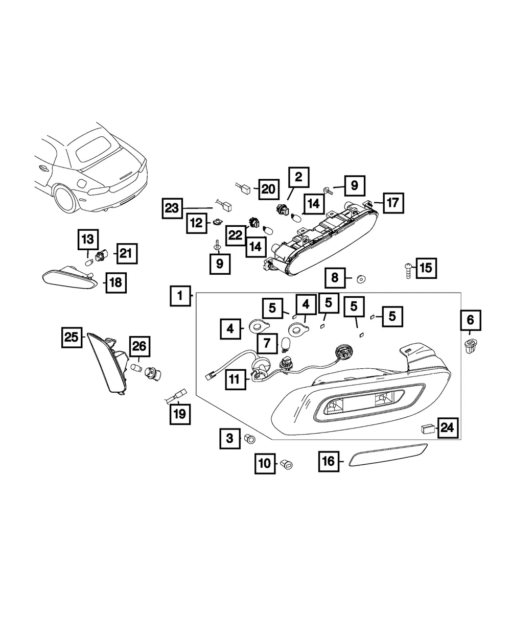 Bulb - Mopar (68314105AA)