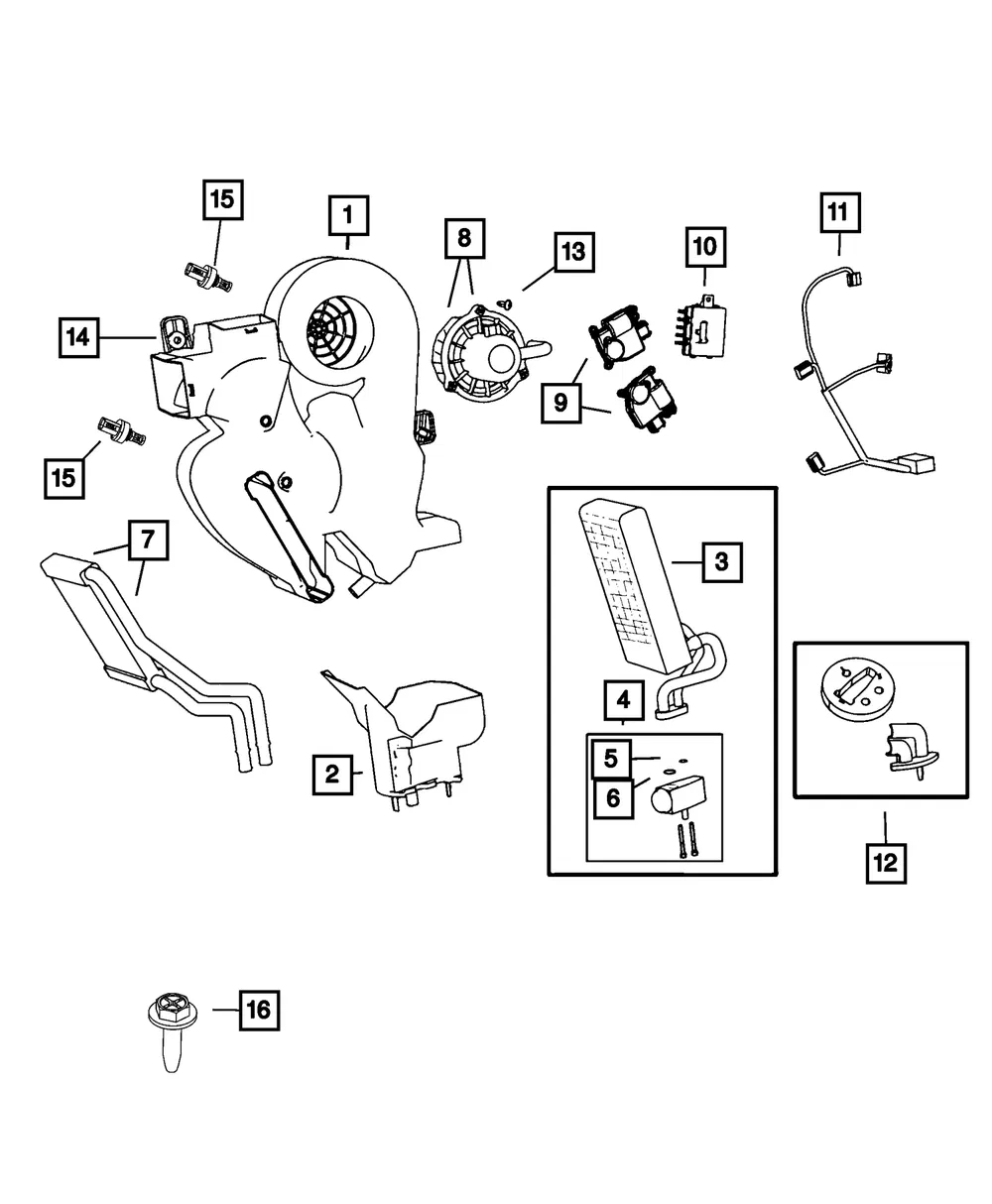 Temperature Sensor - Mopar (68316512AA)