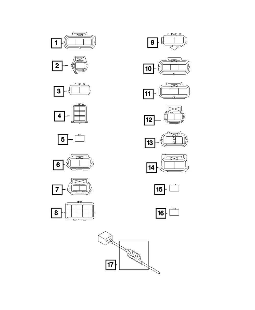 Connector Kit - Mopar (68317671AA)