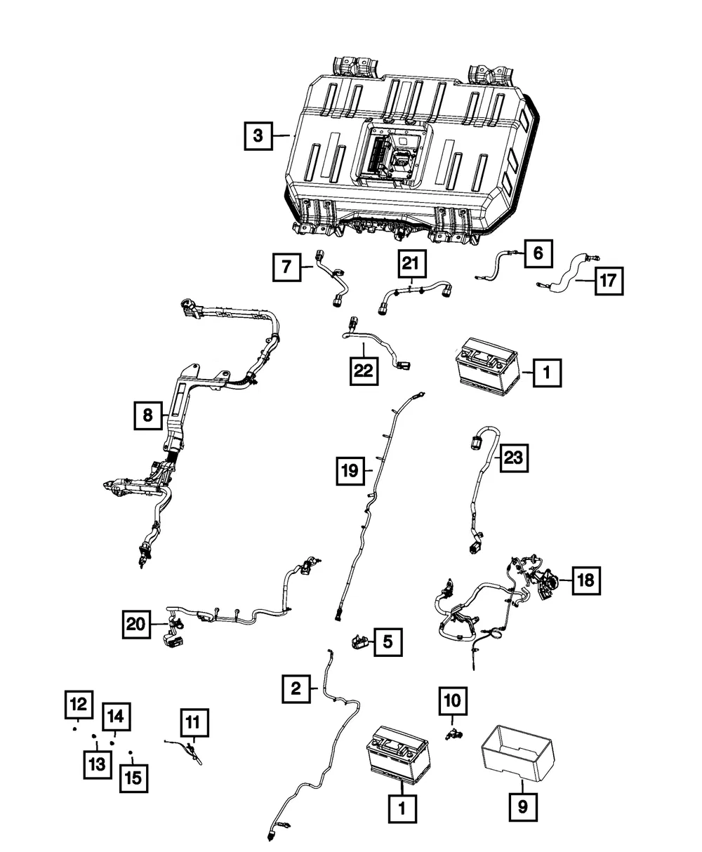 Battery Sensor - Mopar (68318616ac)
