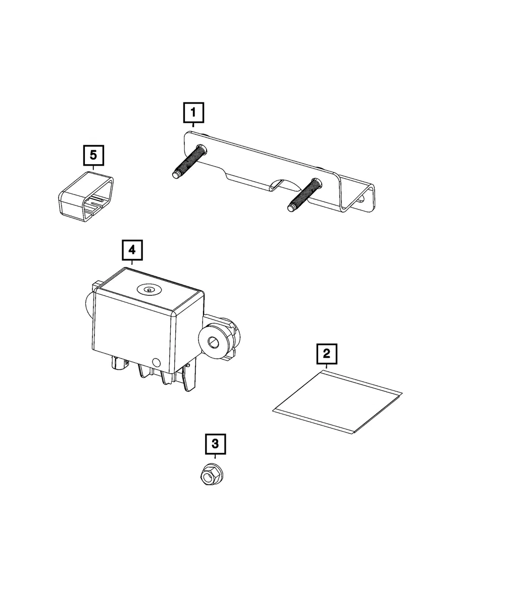 Relay Bracket - Mopar (68321453AA)