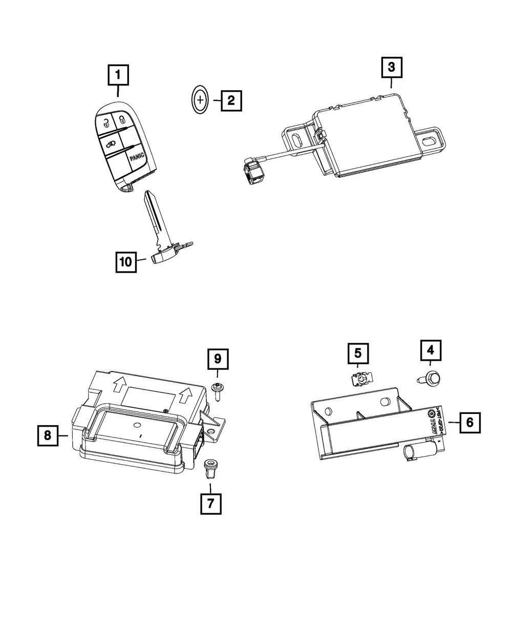 Radio Frequency Module - Mopar (68321698AA)
