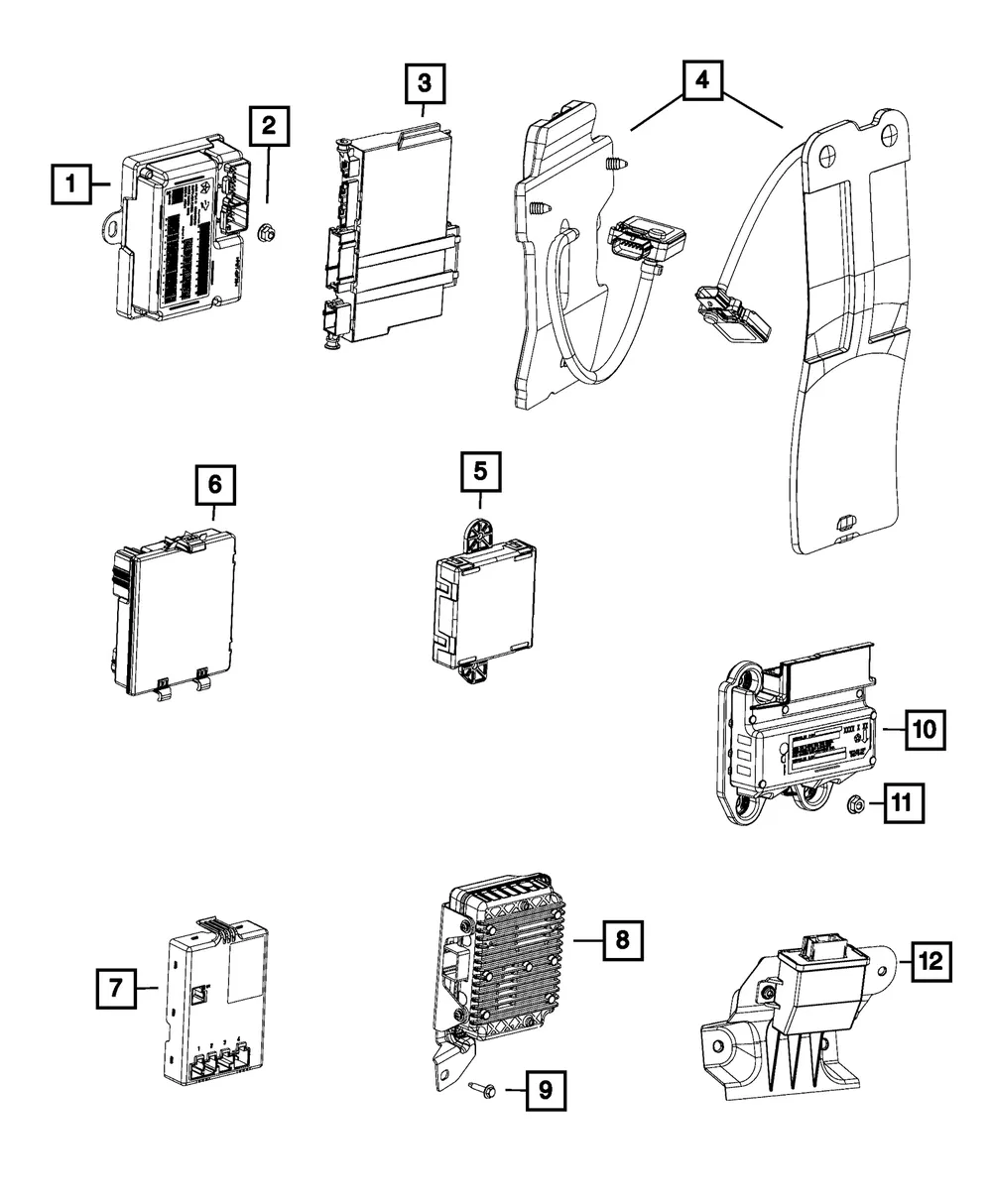Lift-Gate Module - Mopar (68321884aa)