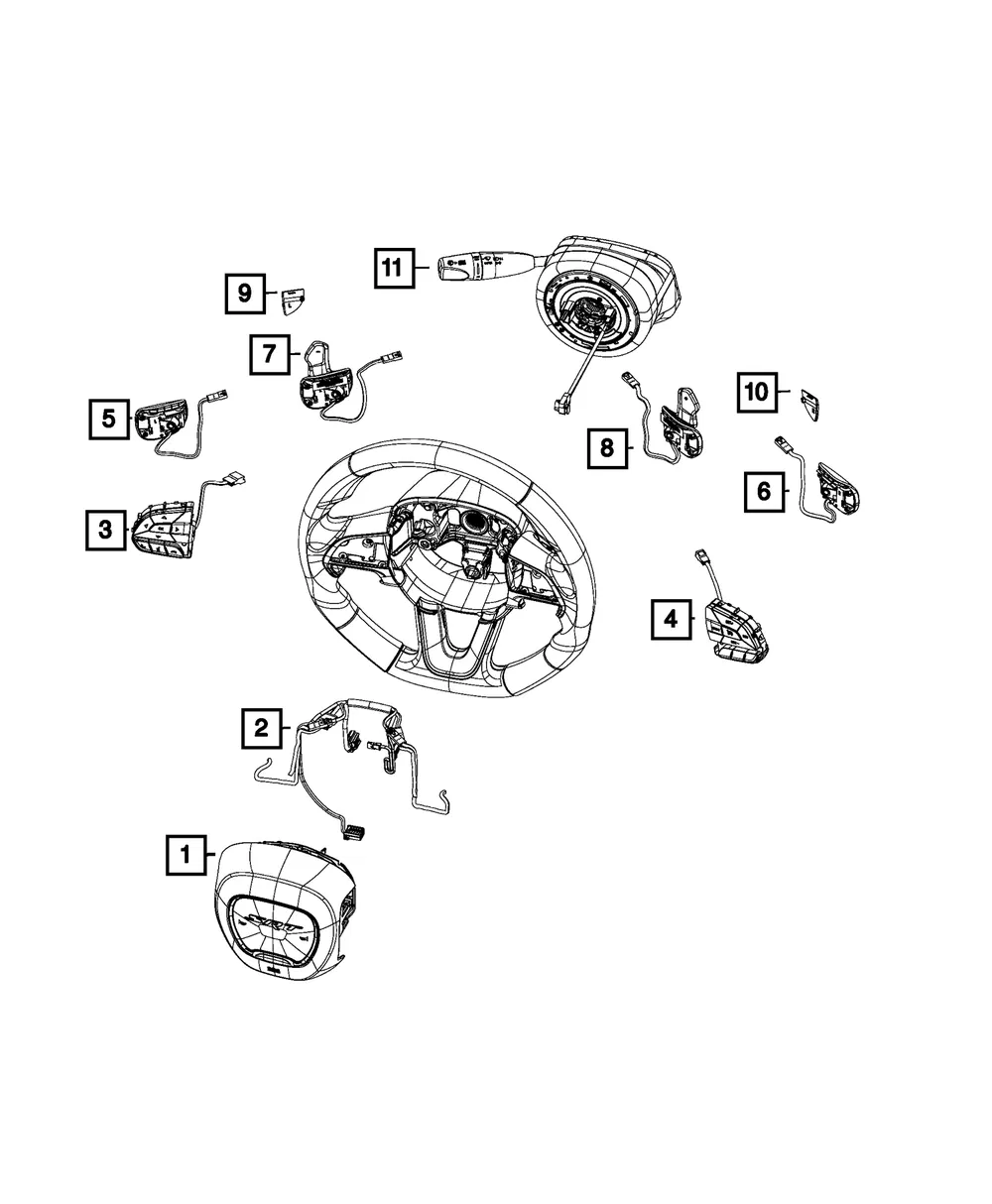 Speed Control Switch - Mopar (68321894AA)