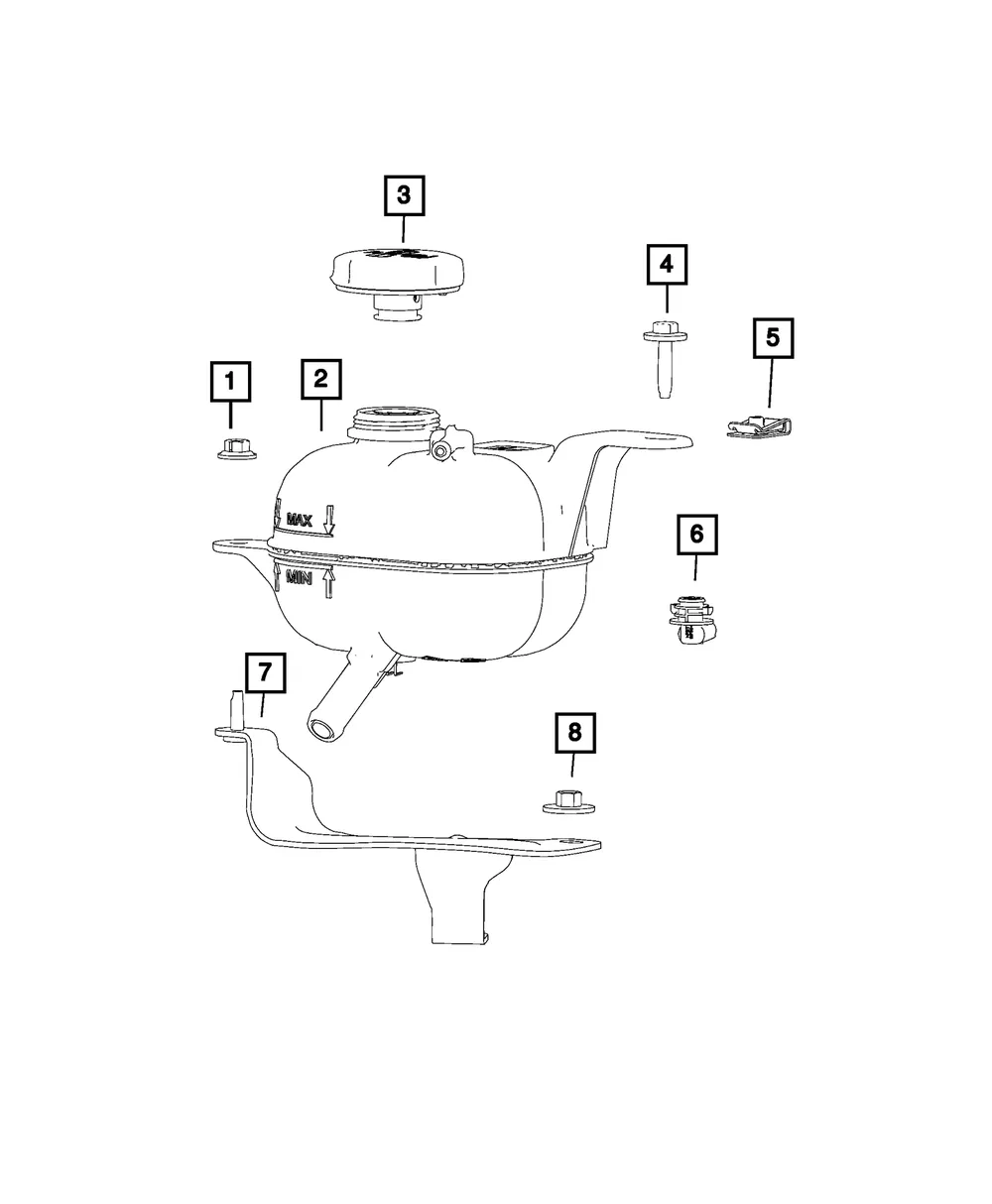 Coolant Level Sensor - Mopar (68322808AA)