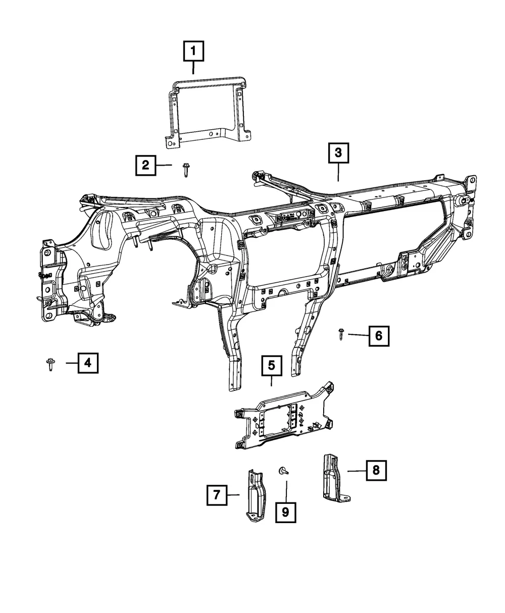 Module Bracket - Mopar (68327063AB)