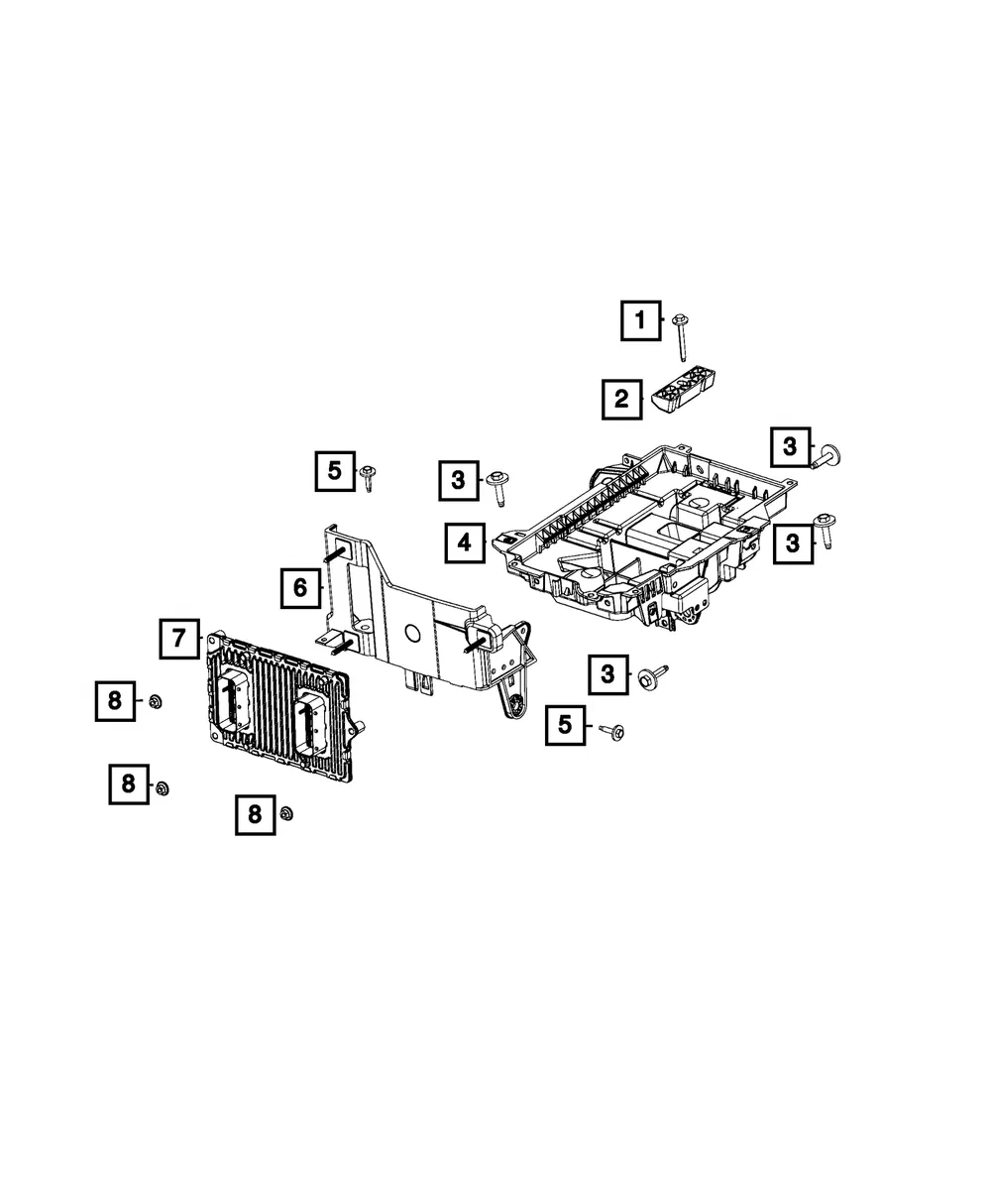 Engine Controller Module - Mopar (68328875aa)