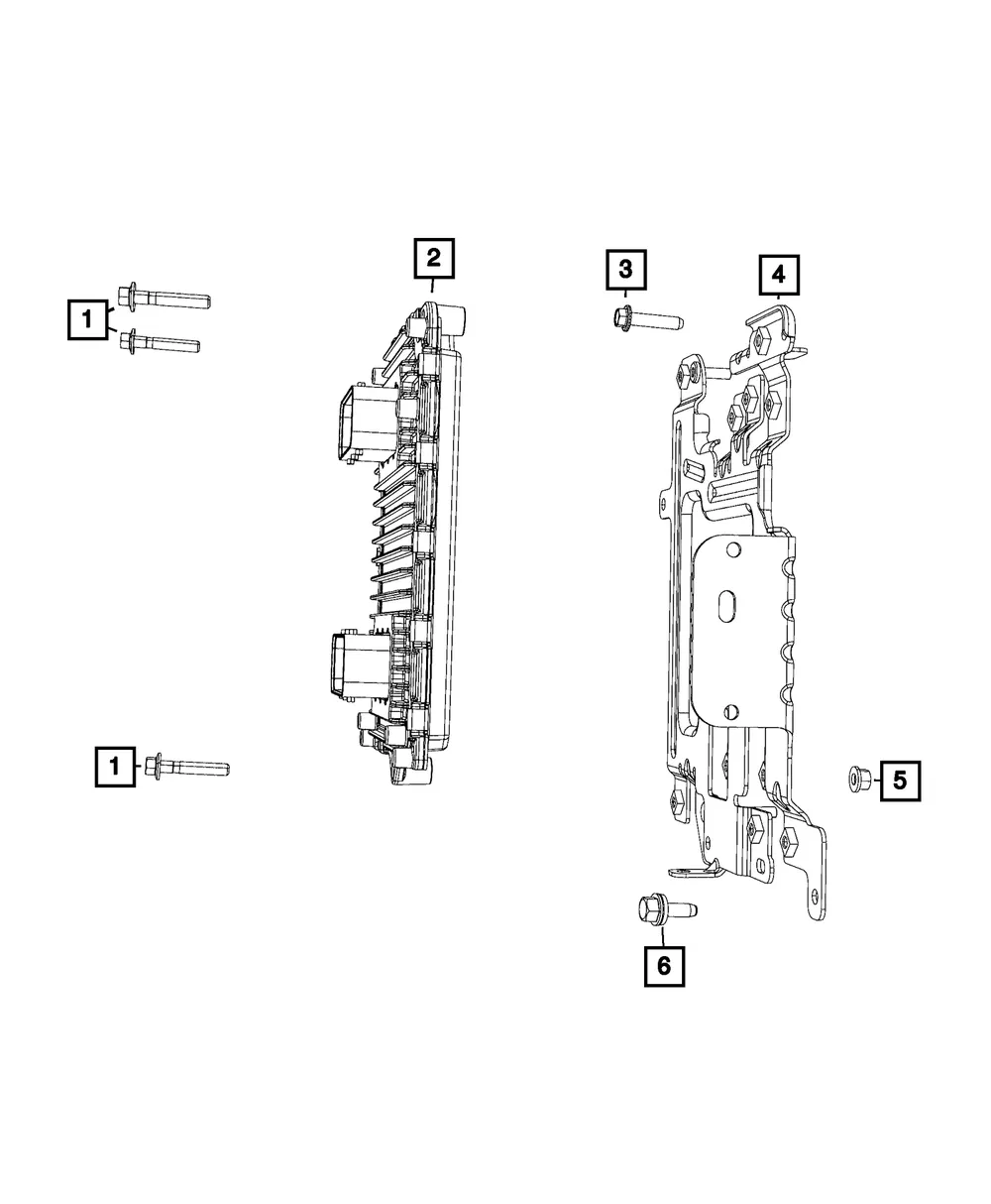 Engine Controller Module - Mopar (68330909AA)
