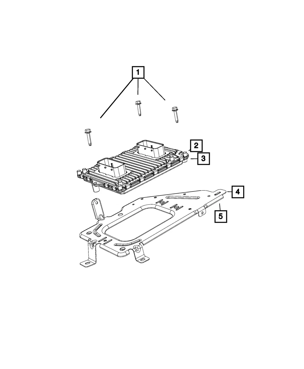 Engine Controller Module - Mopar (68330953aa)