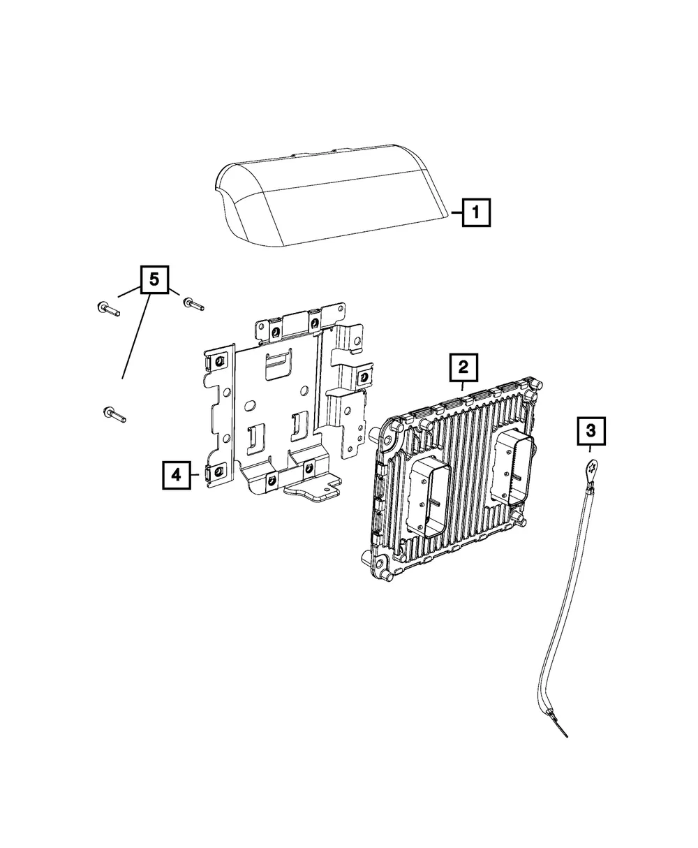 Engine Controller Module - Mopar (68331184aa)