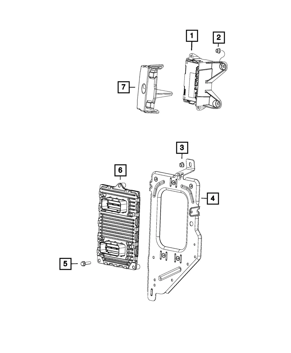 Powertrain Control Module - Mopar (68331214aa)