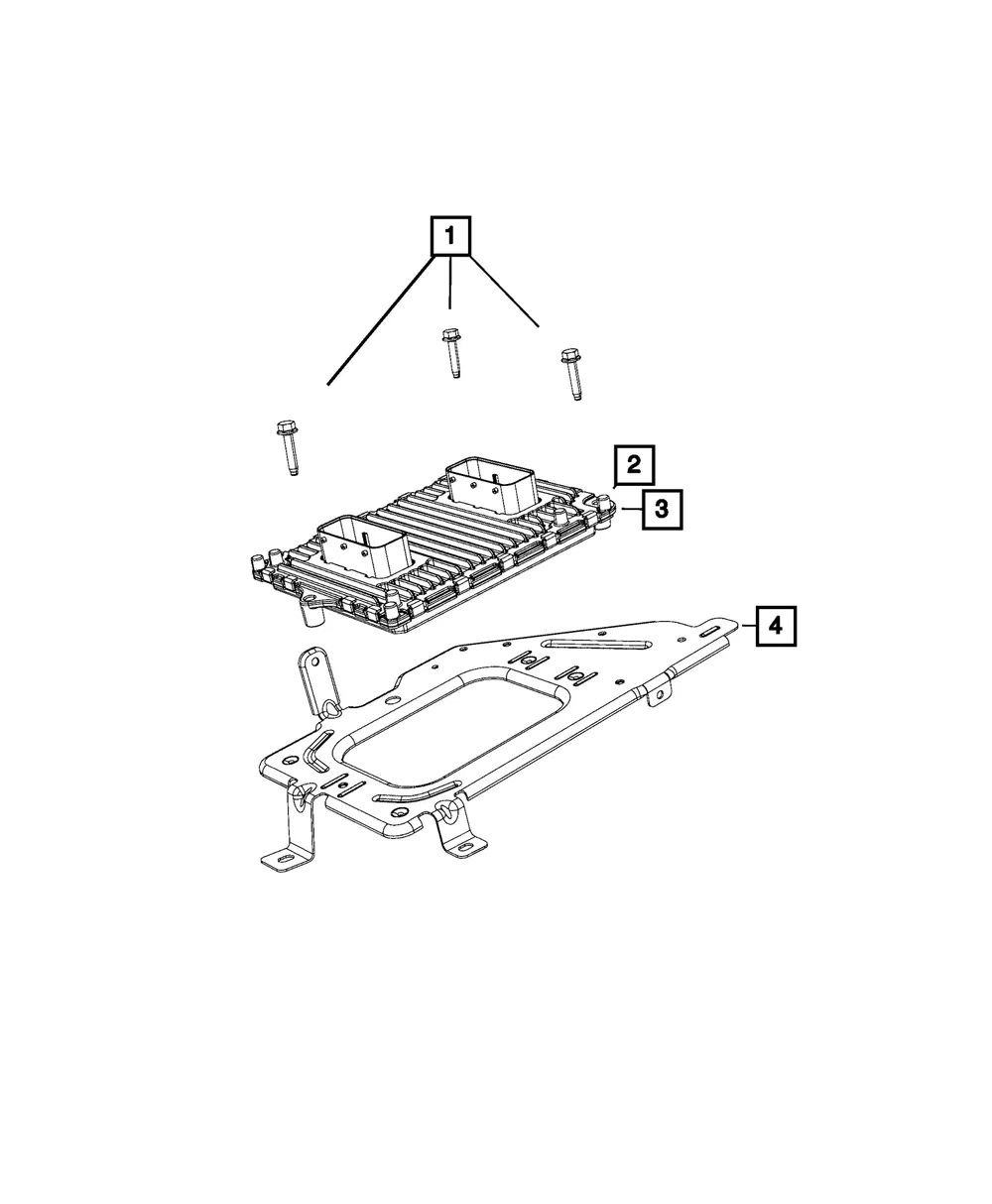 Engine Controller Module - Mopar (68331222ab)
