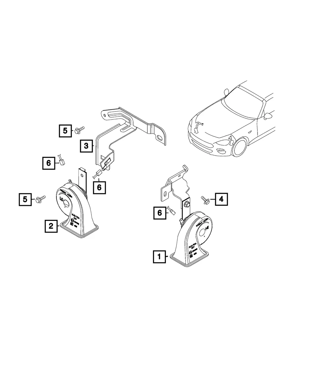Module Bracket - Mopar (68332590aa)
