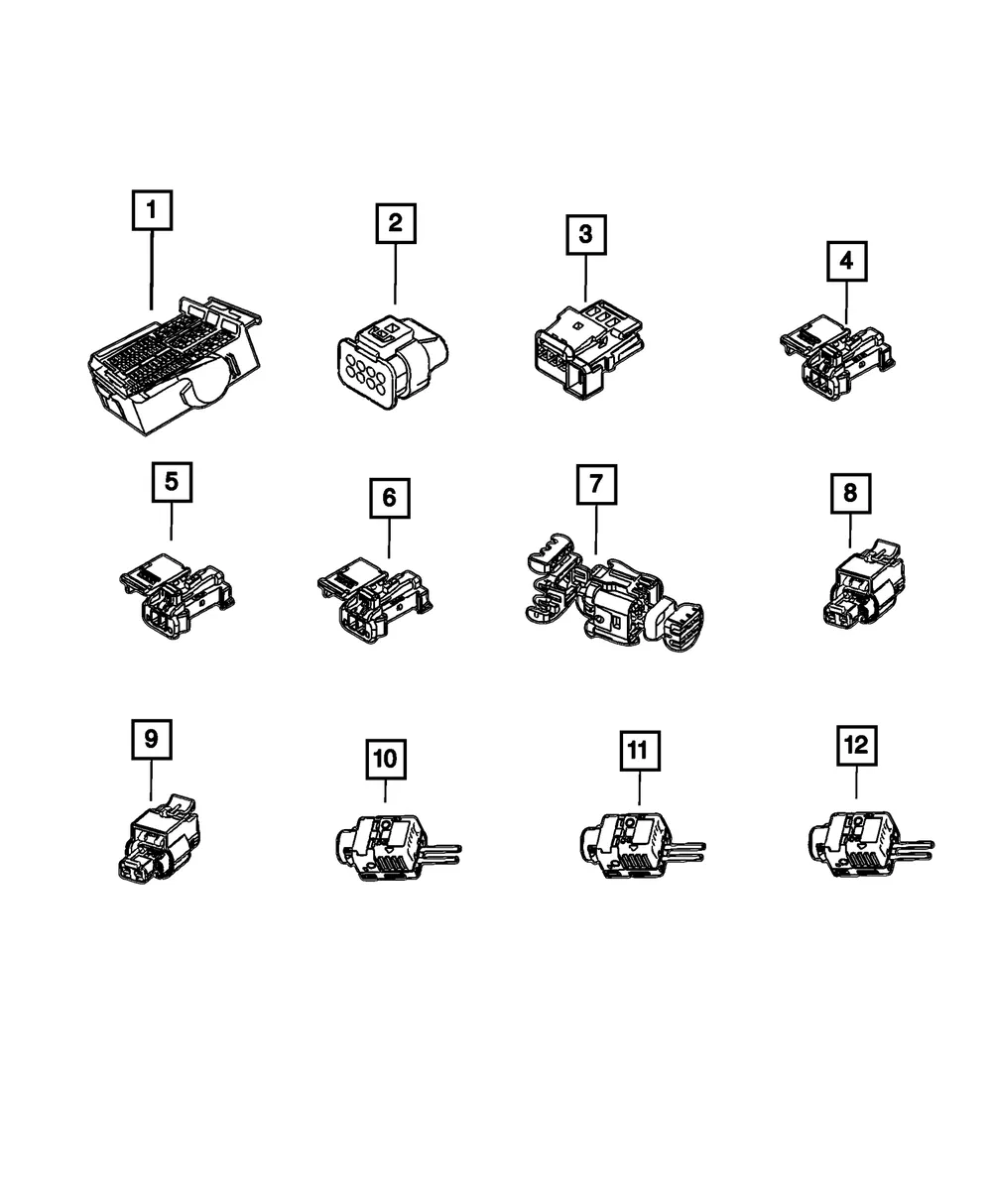 Electrical Connector - Mopar (68335256aa)