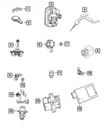 Acceleration Sensor - Fiat (68335885aa)