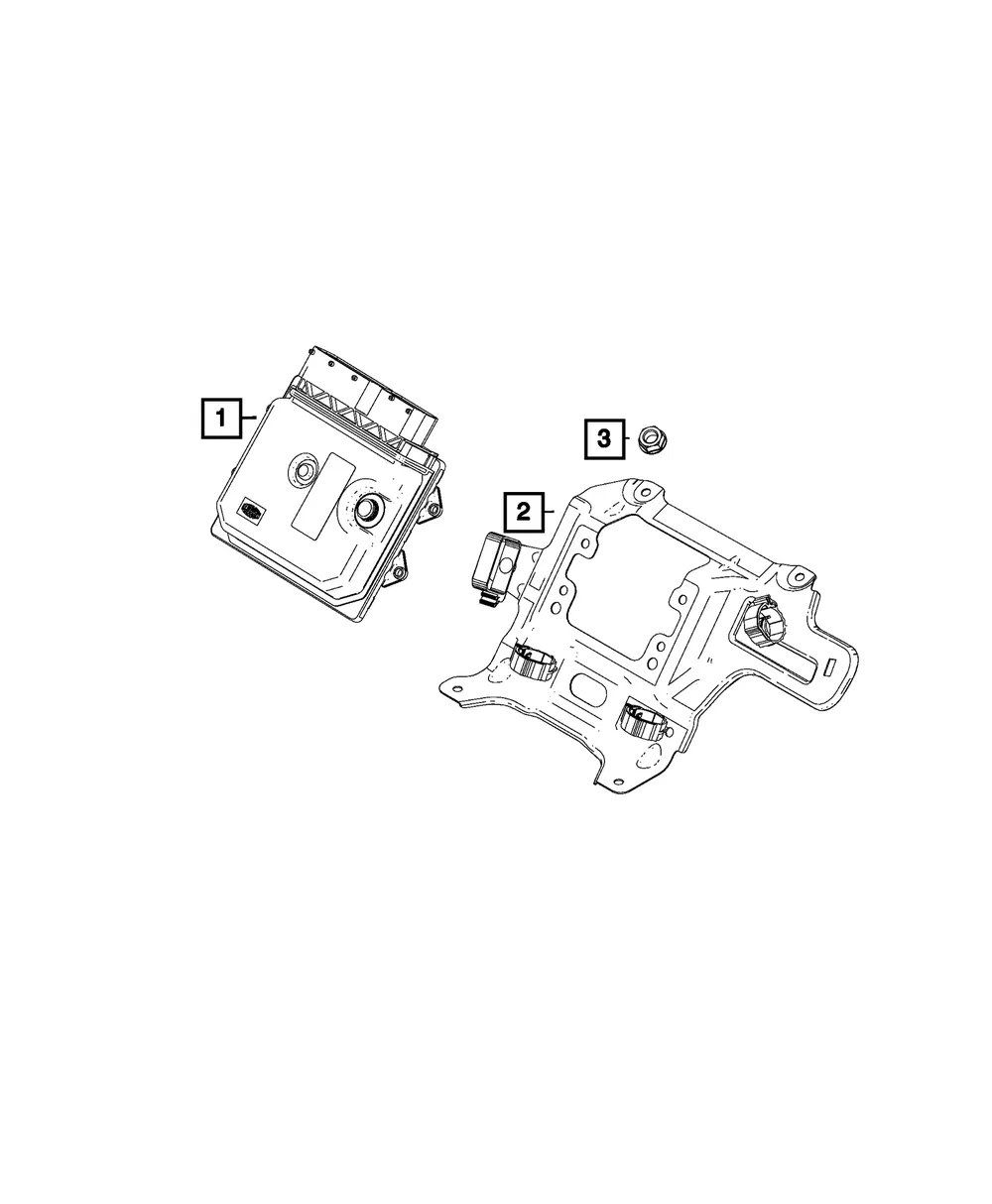 Engine Controller Module - Mopar (68340463ae)