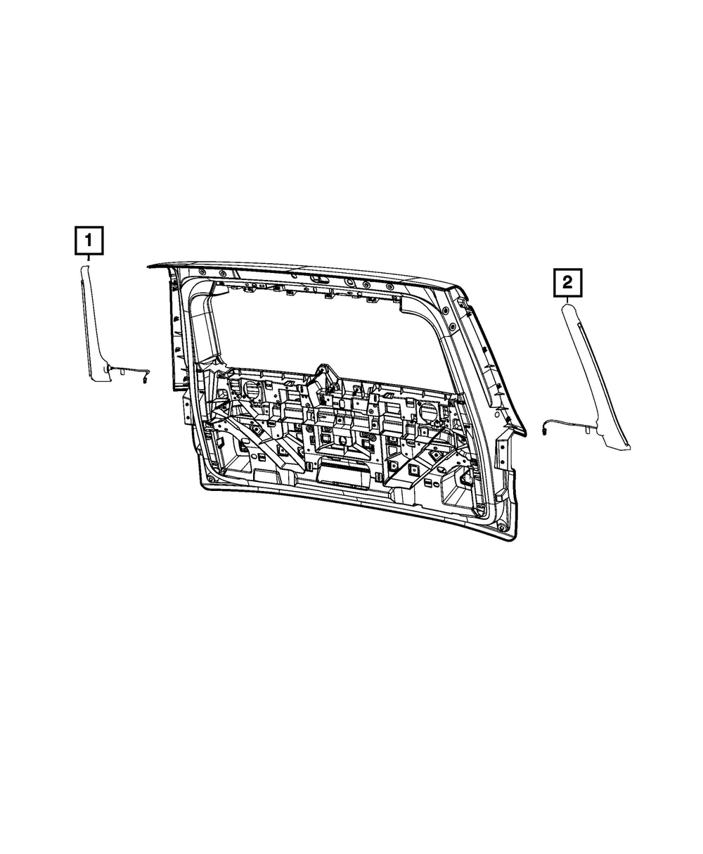 Pinch Sensor, Left - Mopar (68342107ab)