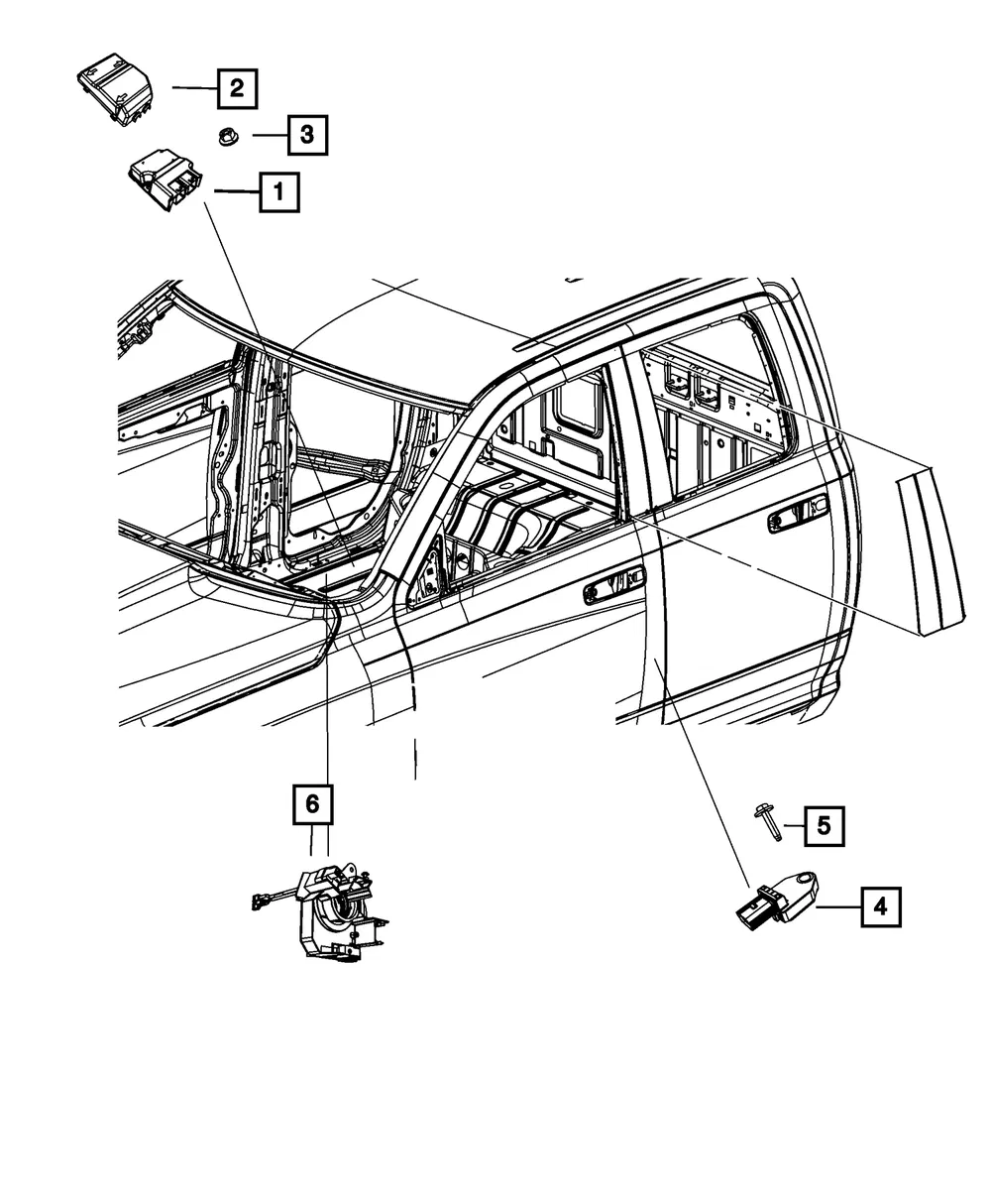 Occupant Restraint Module - Mopar (68346751AB)