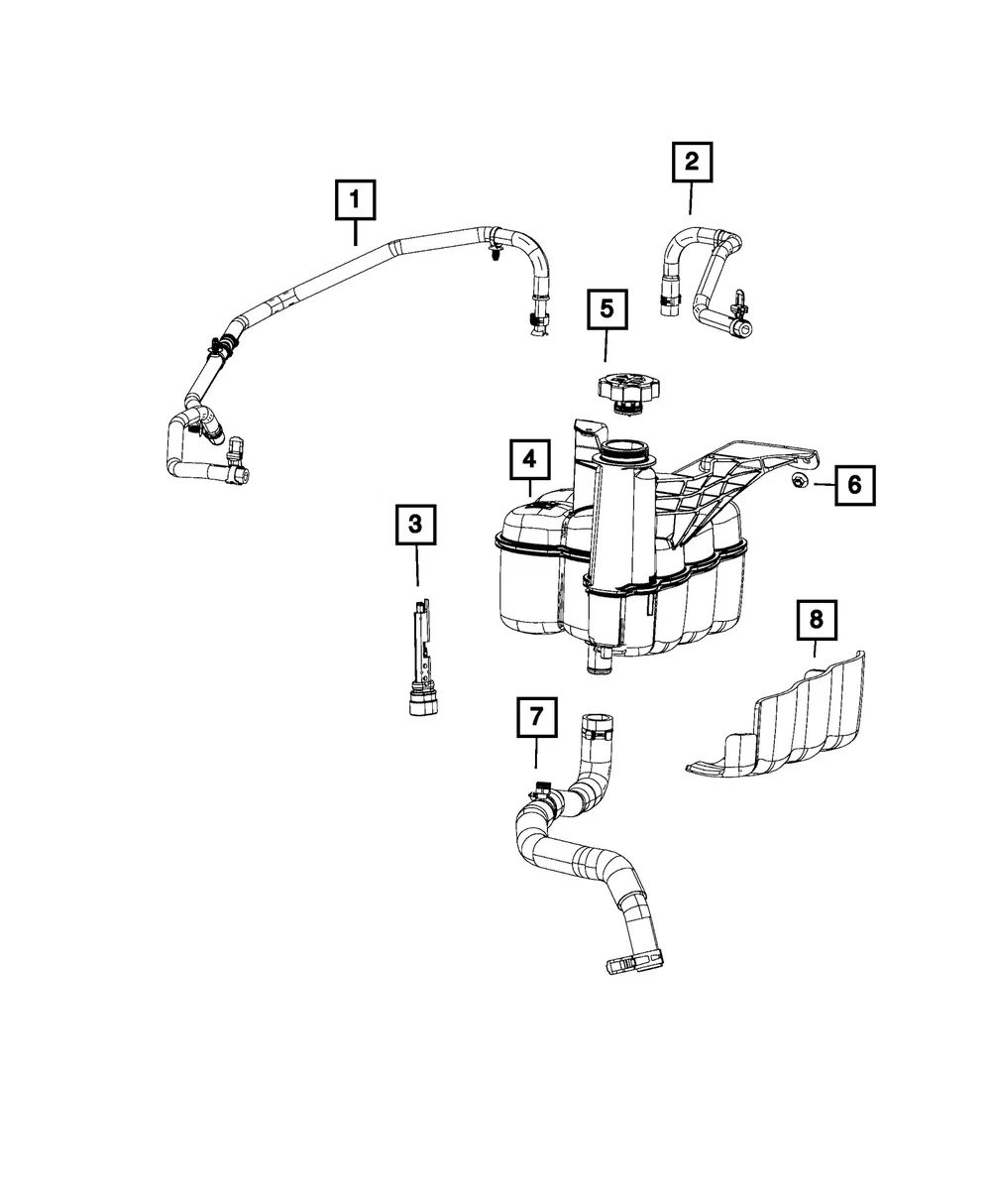 Coolant Level Sensor - Mopar (68354536AA)