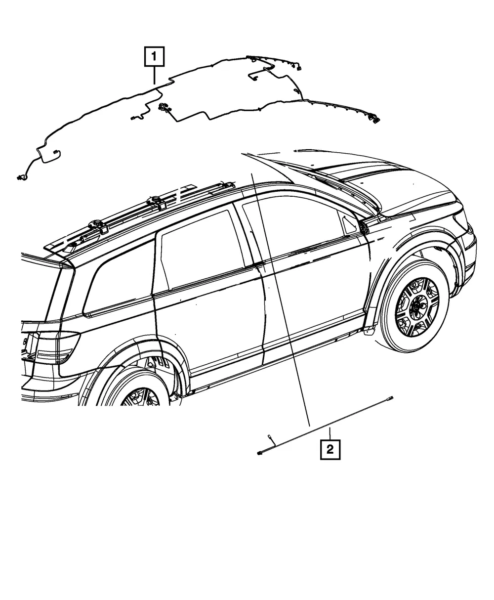 Header Wiring - Mopar (68354545aa)