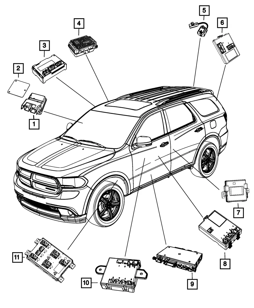 Body Controller Module - Mopar (68354769AE)