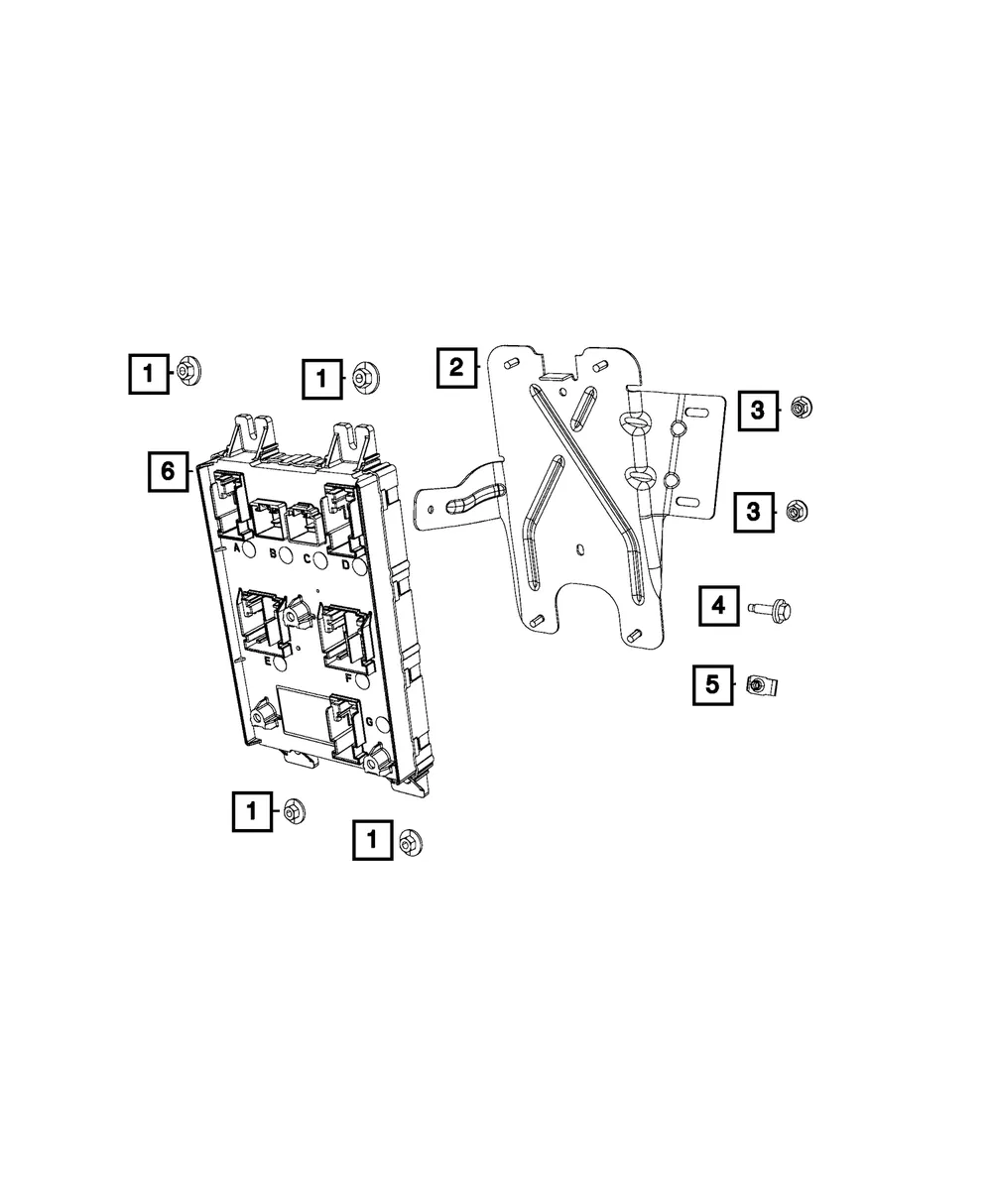 Body Controller Module - Mopar (68357472AD)