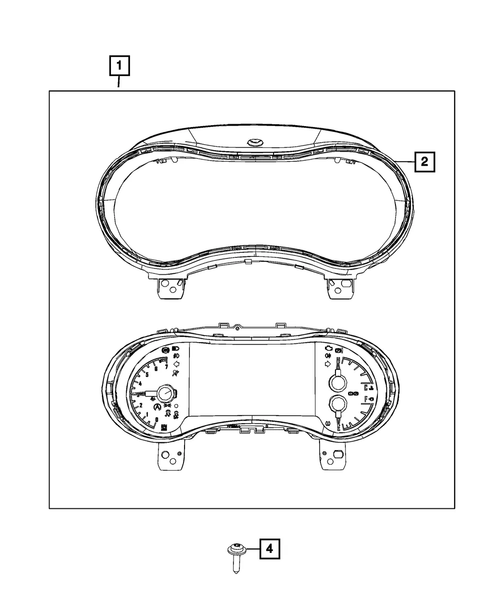 Cluster Visor - Mopar (68361482AA)