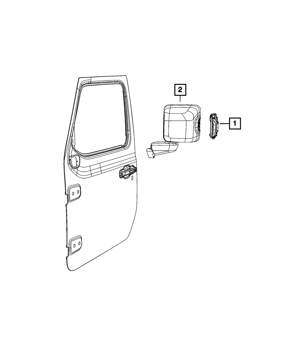 Signal Lamp - Driver's Side (LH) - Mopar (68361957AA)