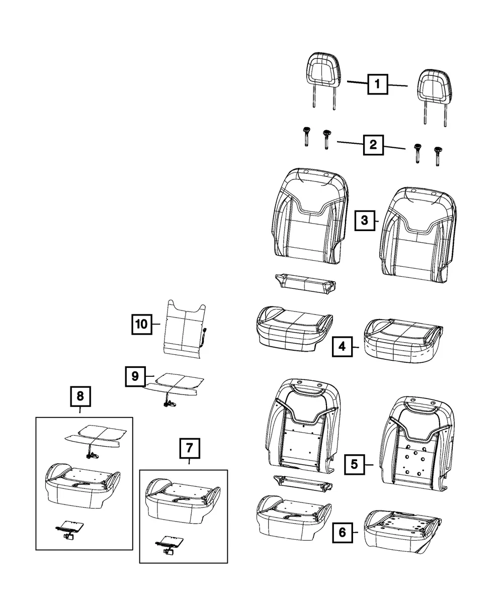 Occupant Classification Module Kit - Mopar (68362465ad)