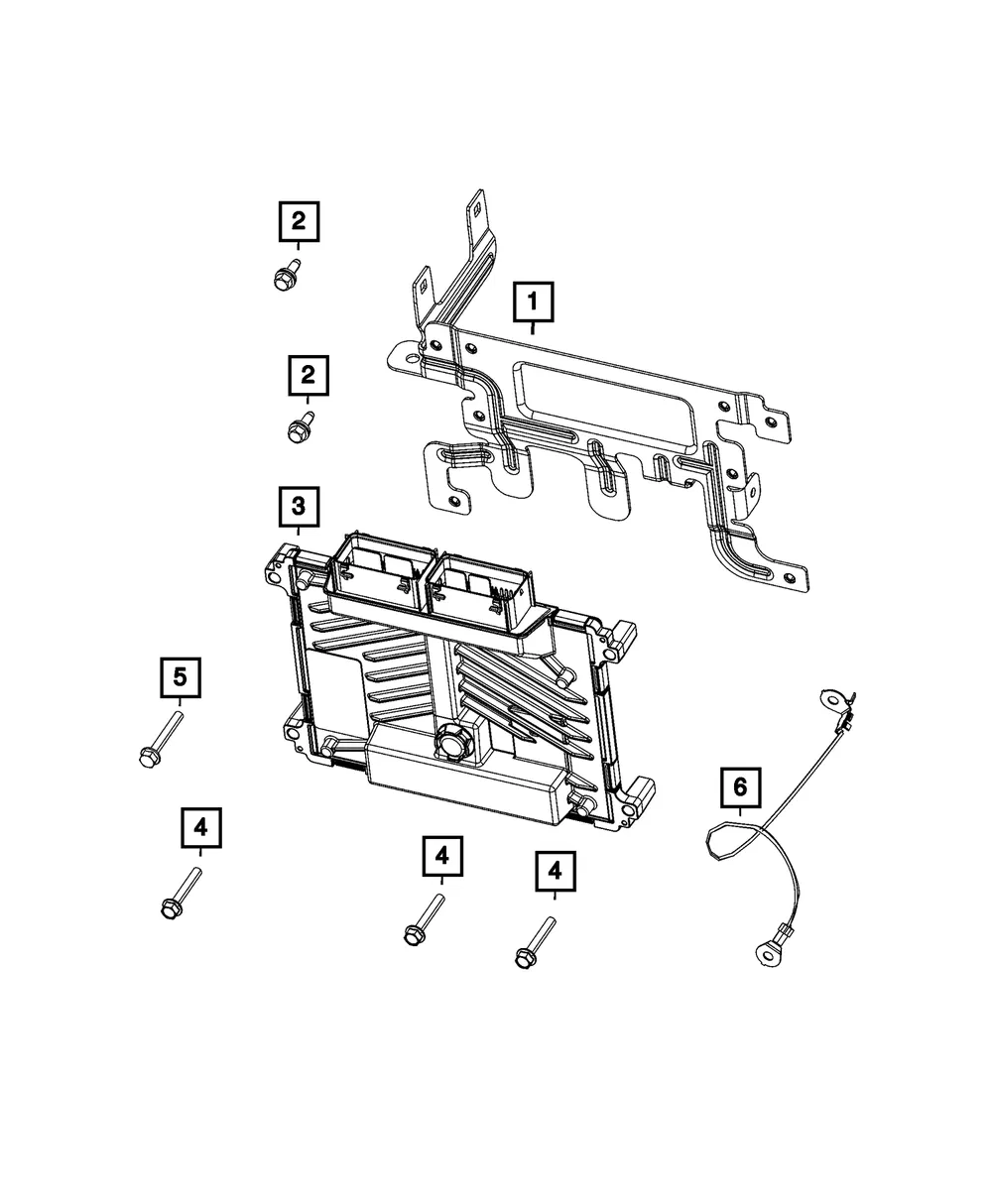 Module Bracket - Mopar (68363049AC)