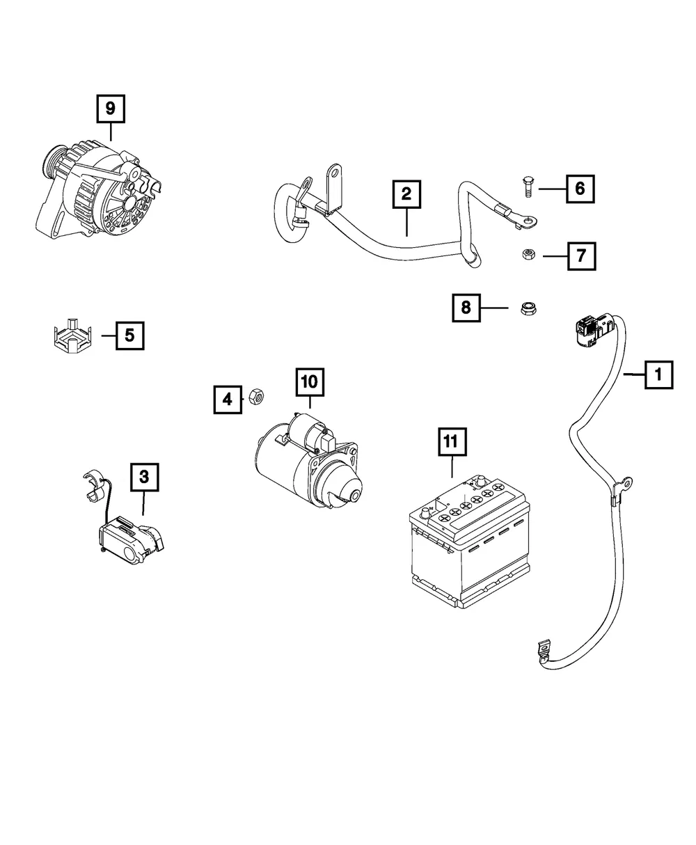 Engine Generator - Mopar (68363550aa)