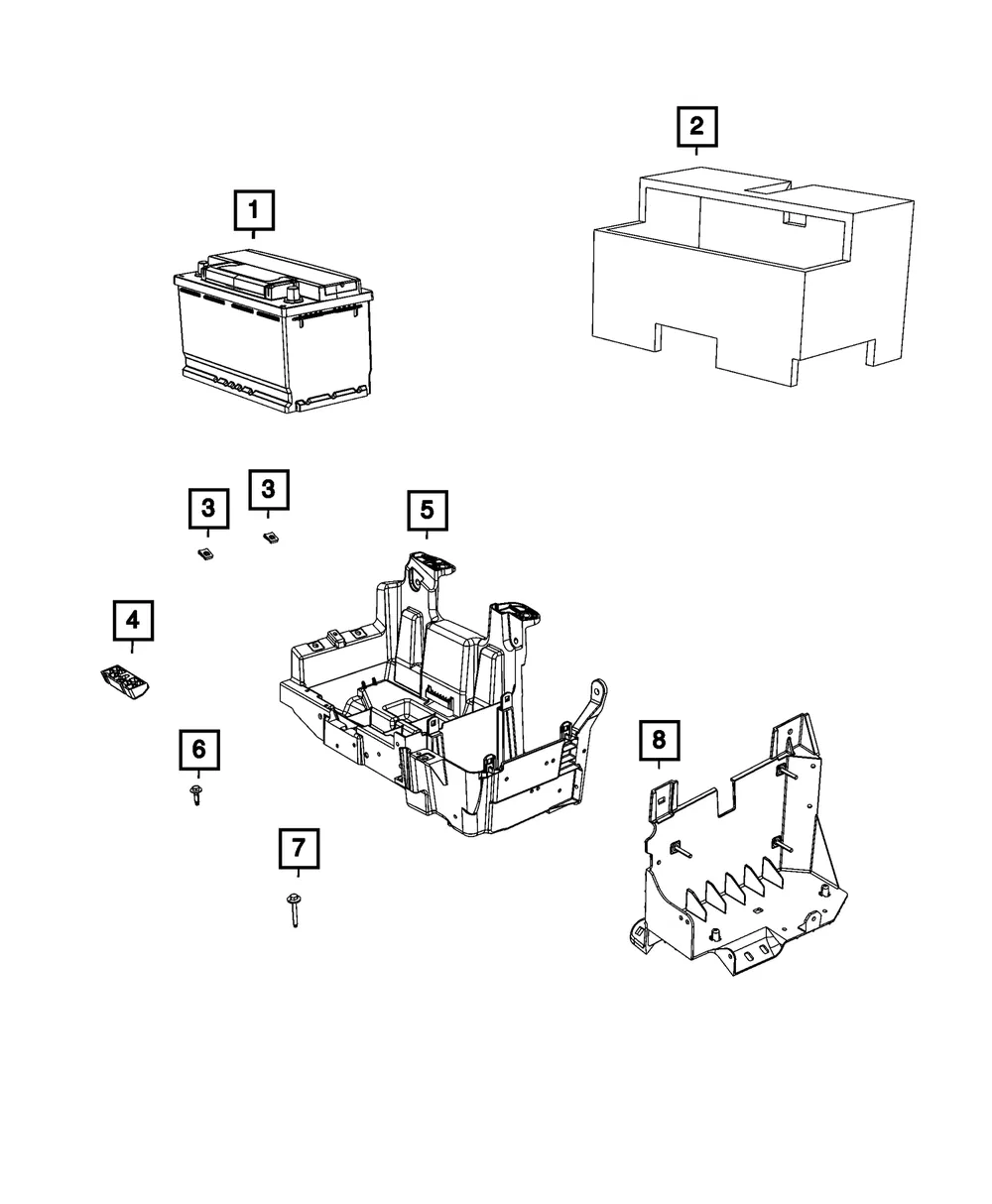 Module Bracket - Mopar (68364605aa)