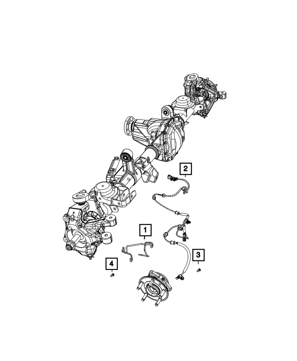 Sensor Mounting Bracket, Left - Mopar (68364615ad)