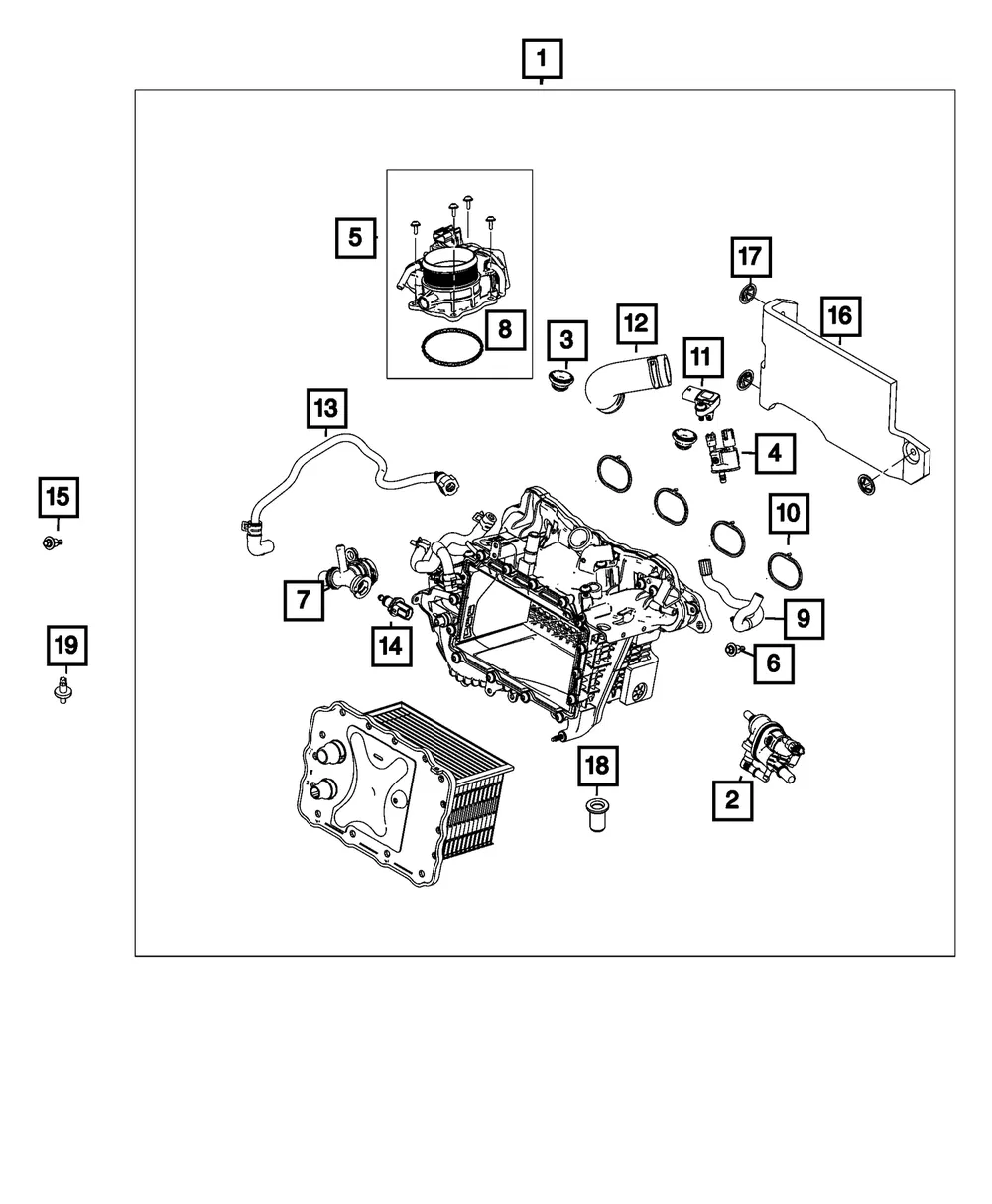T/Map Sensor - Mopar (68364659ab)