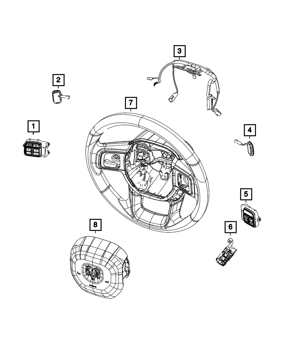 Speed Control Switch - Mopar (68365332ac)