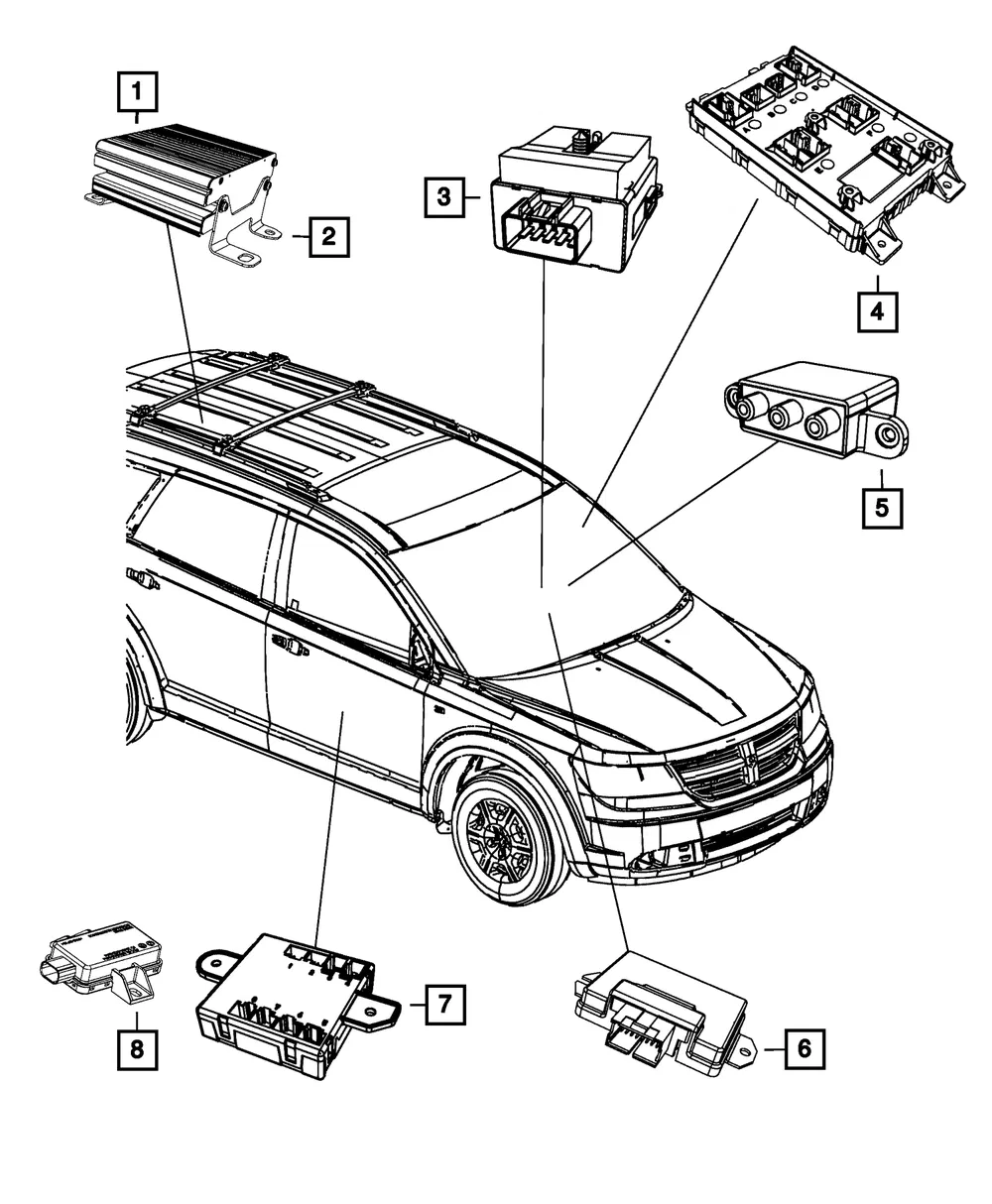 Body Controller Module - Mopar (68366474ac)