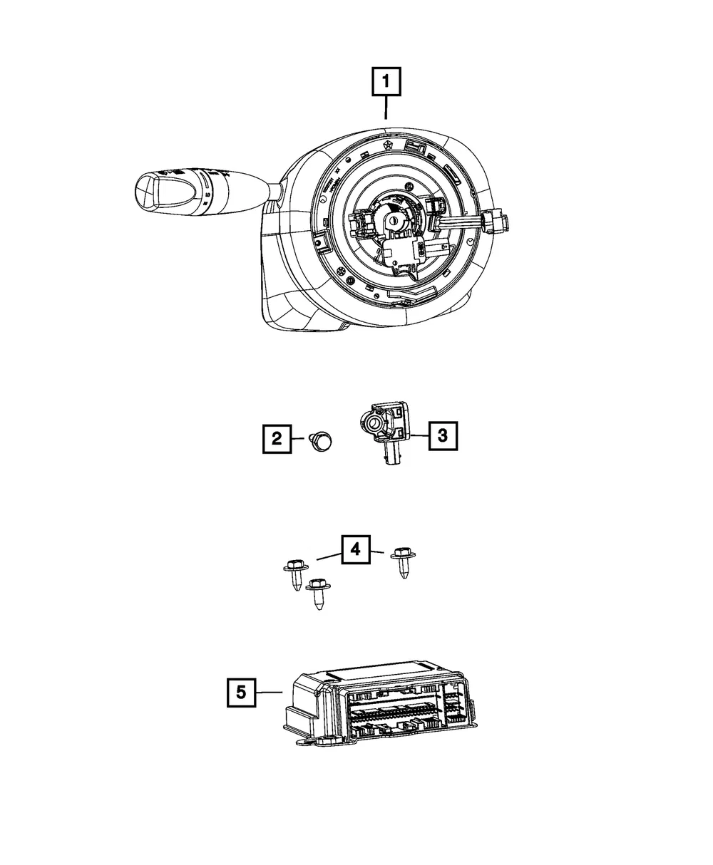 Occupant Restraint Module - Mopar (68367992aa)