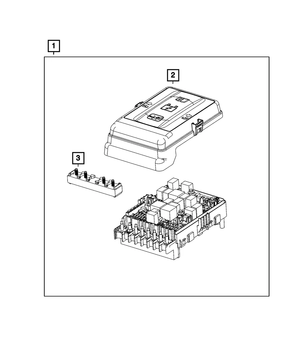 High Current Fuse Array - Mopar (68368852aa)