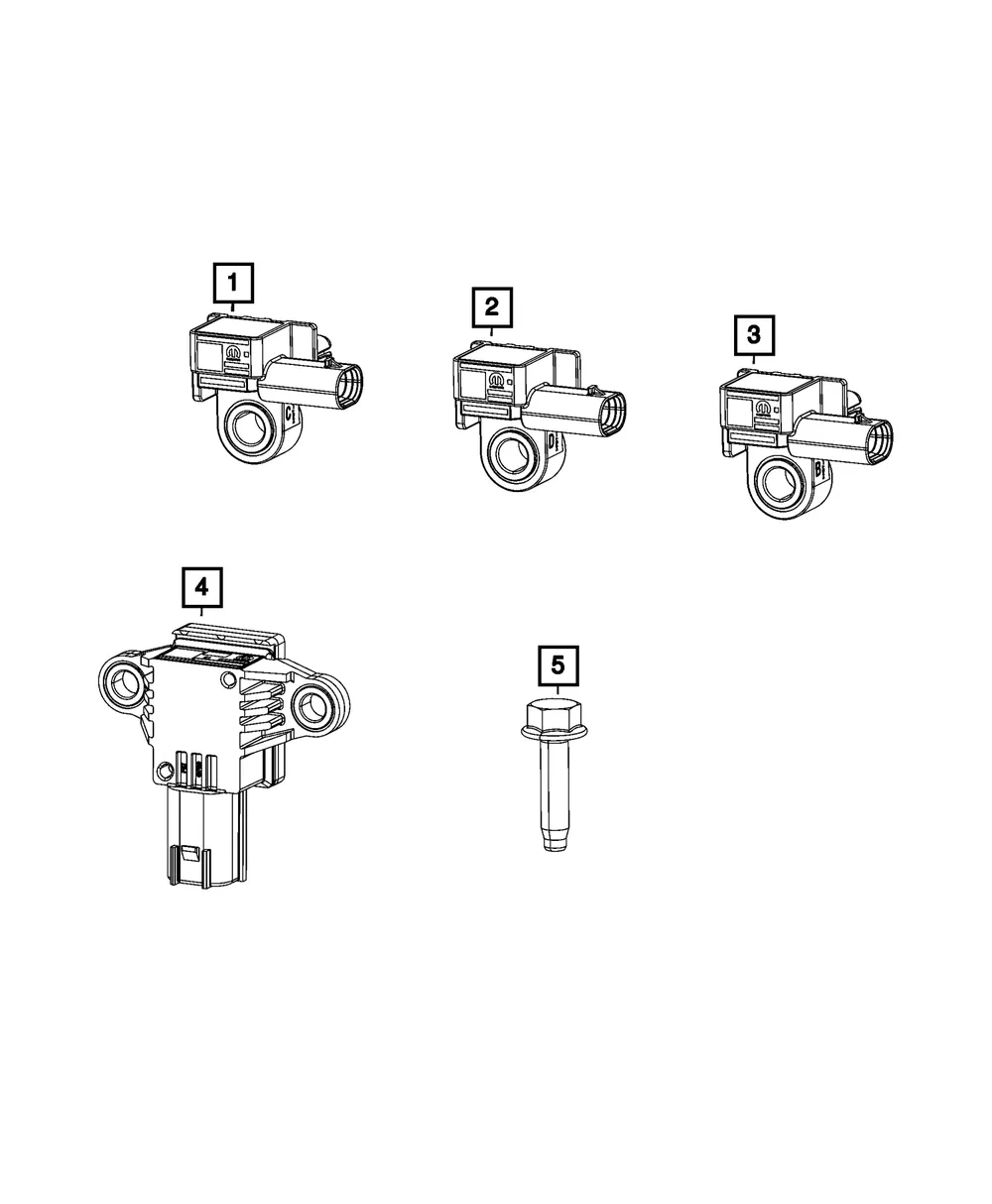 Acceleration Sensor - Mopar (68370841aa)