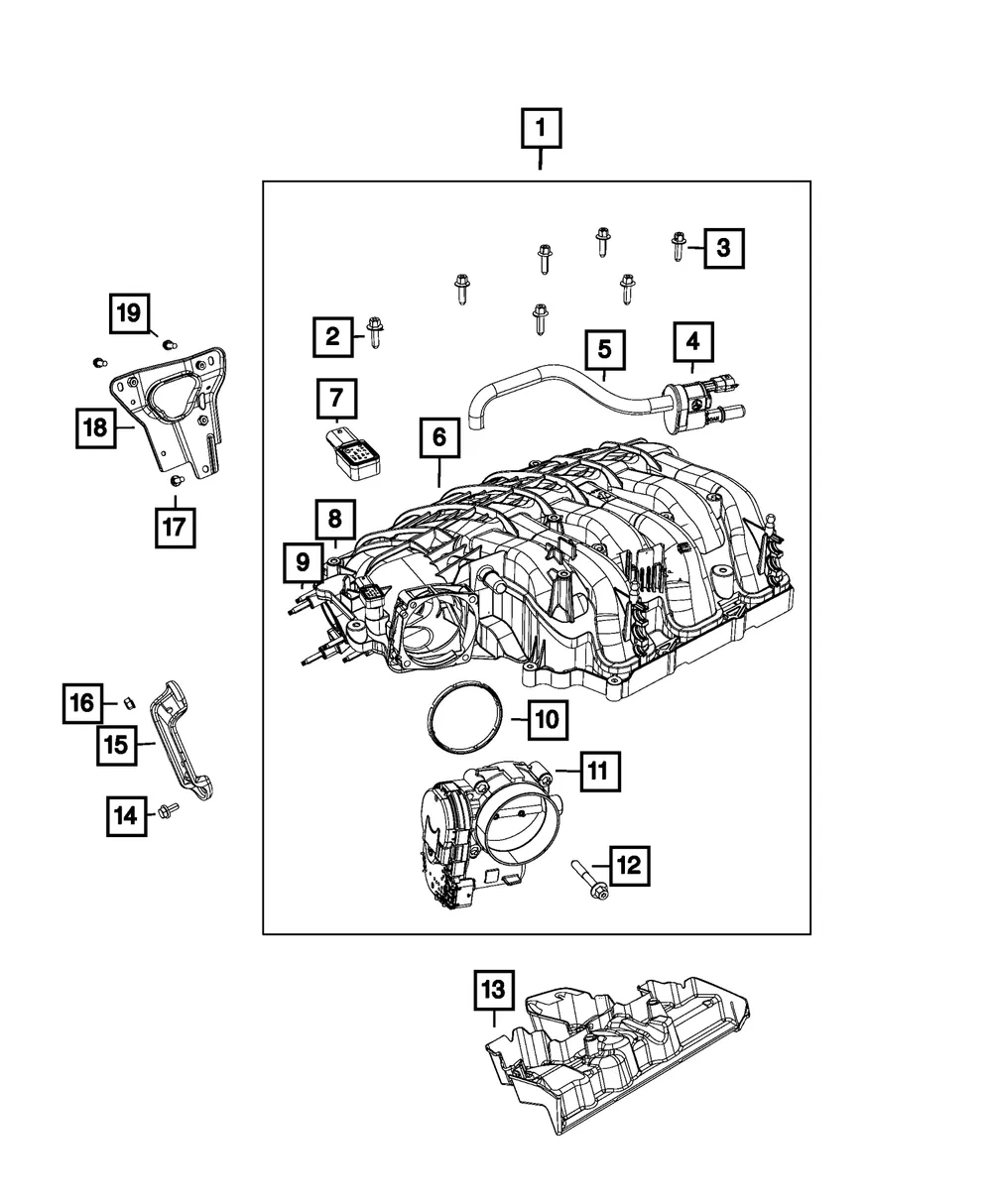 Map Sensor - Mopar (68371847ab)