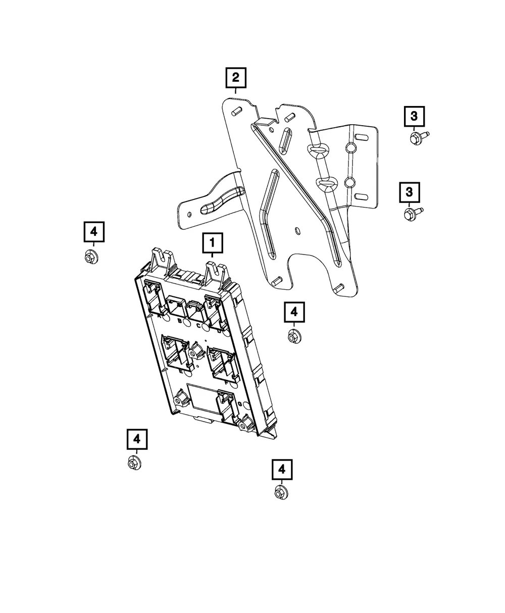 Body Controller Module - Mopar (68372337af)