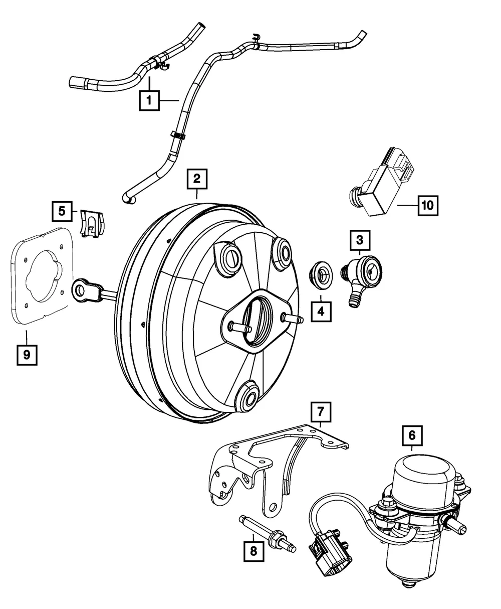 Pressure Sensor - Mopar (68375322aa)