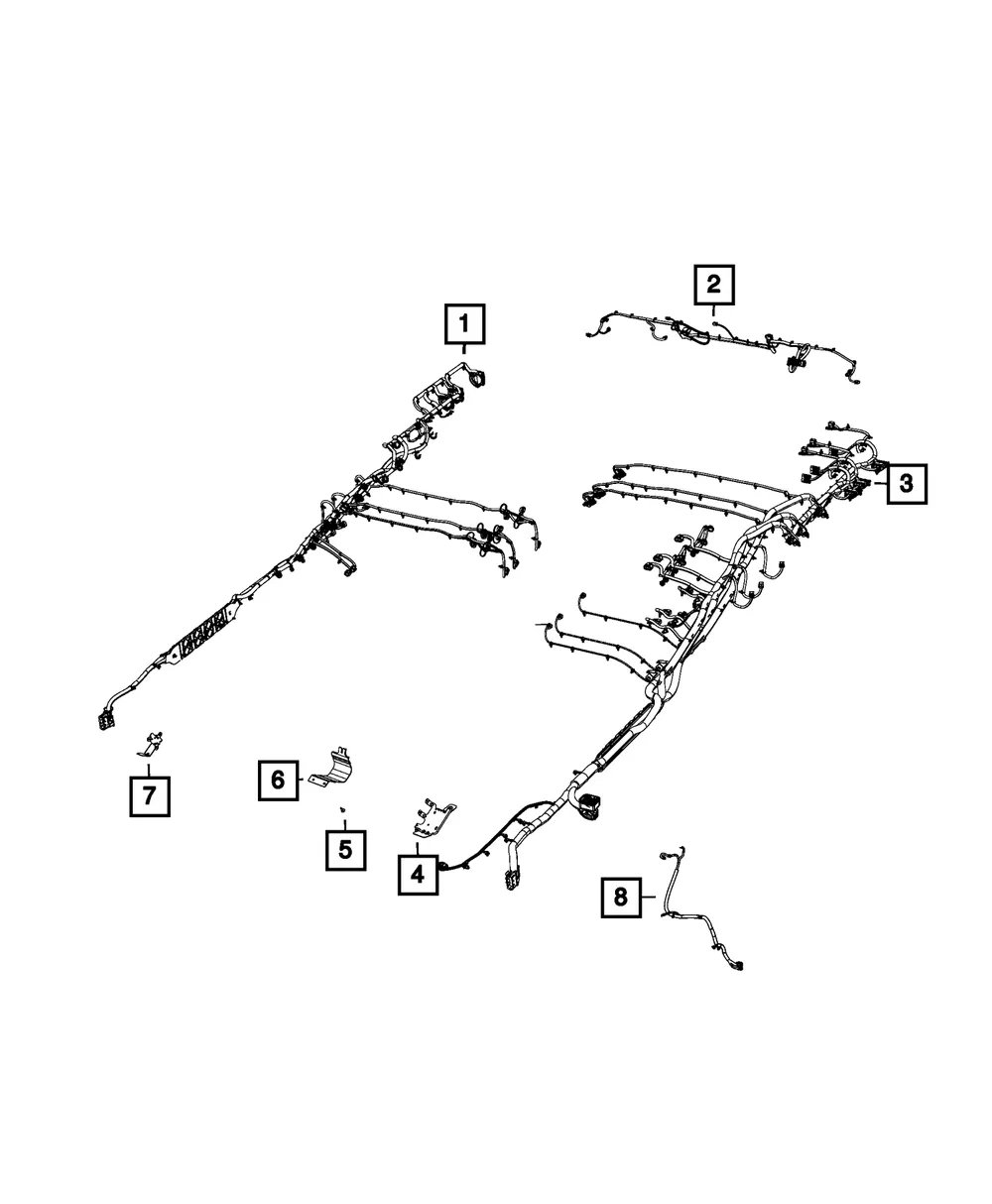 Wiring Bracket - Mopar (68379639aa)