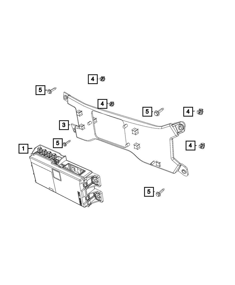 Telematics Module - Mopar (68379837ab)