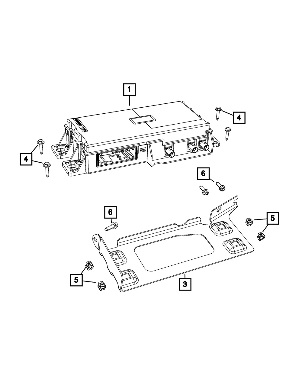 Telematics Module - Mopar (68379839ab)