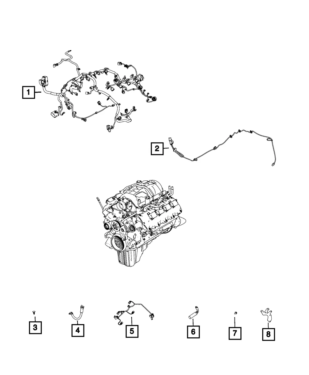 Engine Wiring - Mopar (68381091ac)