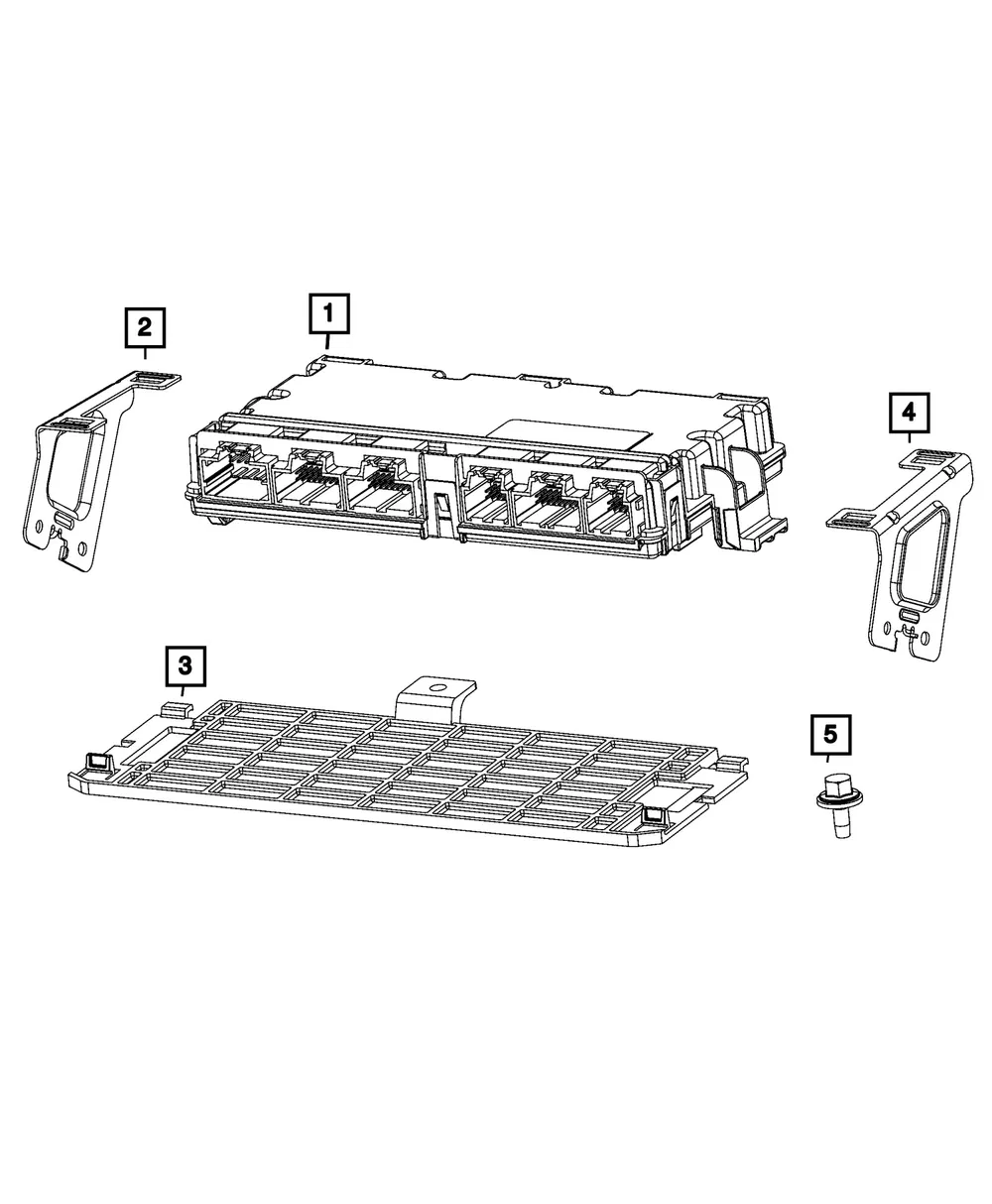 Module Bracket - Mopar (68383601ac)